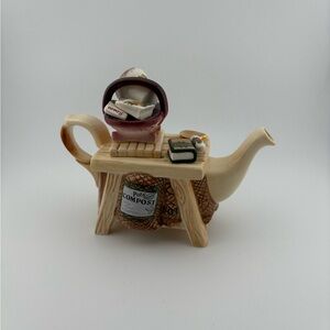 Royal Albert Old Country Roses Miniature Teapot Garden Bench